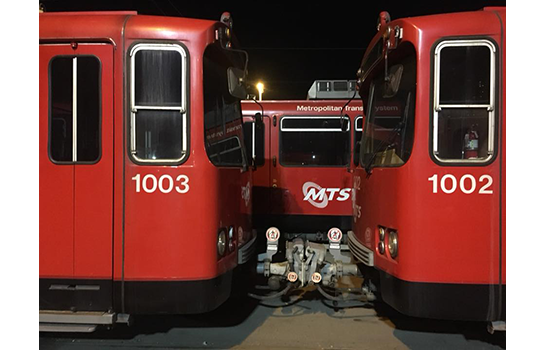 Car 1003 and 1002 in MTS Yard