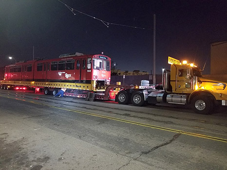 Car 1002 Leaves Downtown